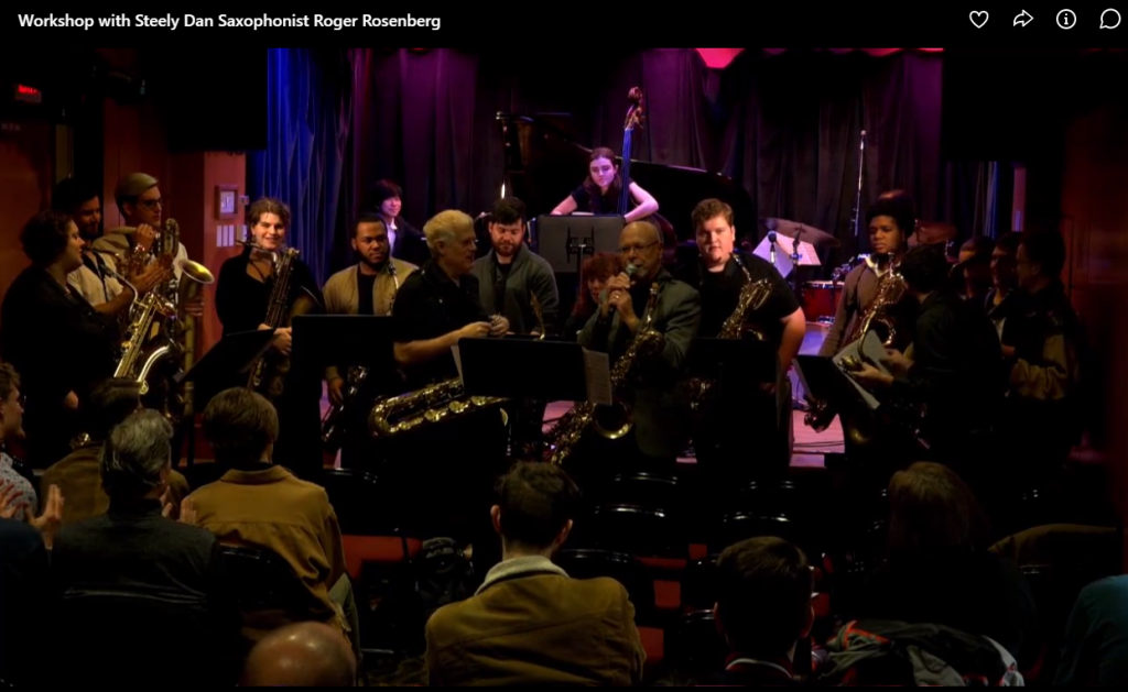 Roger Rosenberg Berklee Workshop